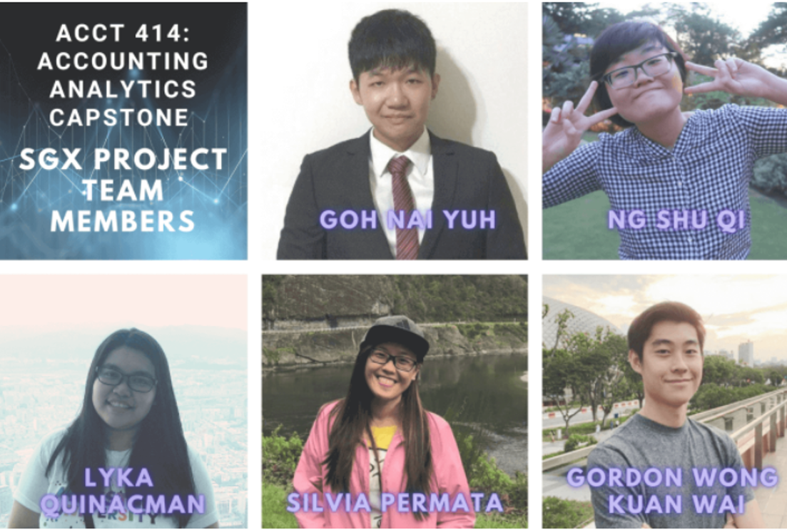 SOLVING REAL-WORLD ISSUES THROUGH SMU-X ACCOUNTING ANALYTICS CAPSTONE PROJECT