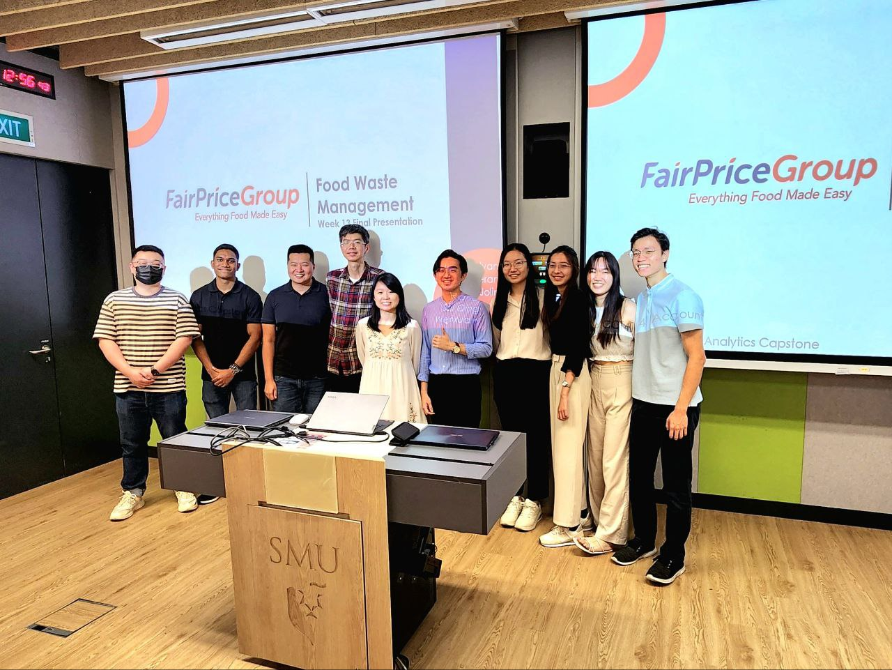 SINGAPORE MANAGEMENT UNIVERSITY AND FAIRPRICE GROUP PARTNER TO REDUCE FOOD WASTE