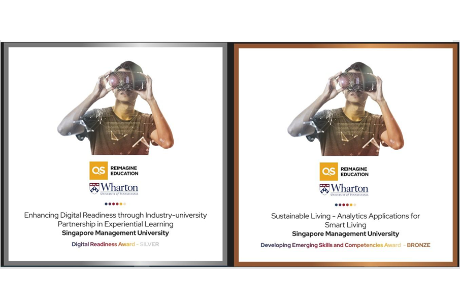 SMU-X WINS 2 AWARDS AT QS REIMAGINE EDUCATION AWARDS 2022