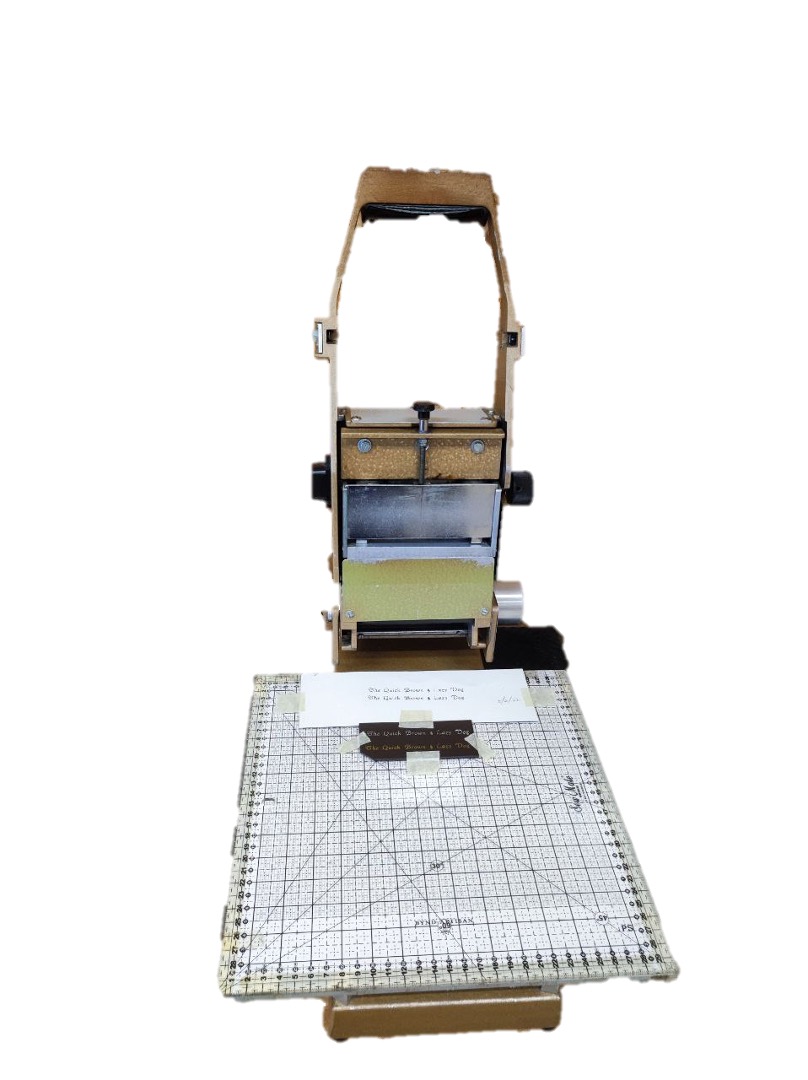 Praeger Hot foil stamping press