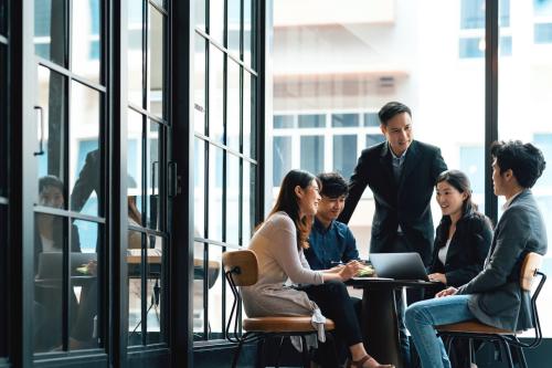 Office Workers Meeting